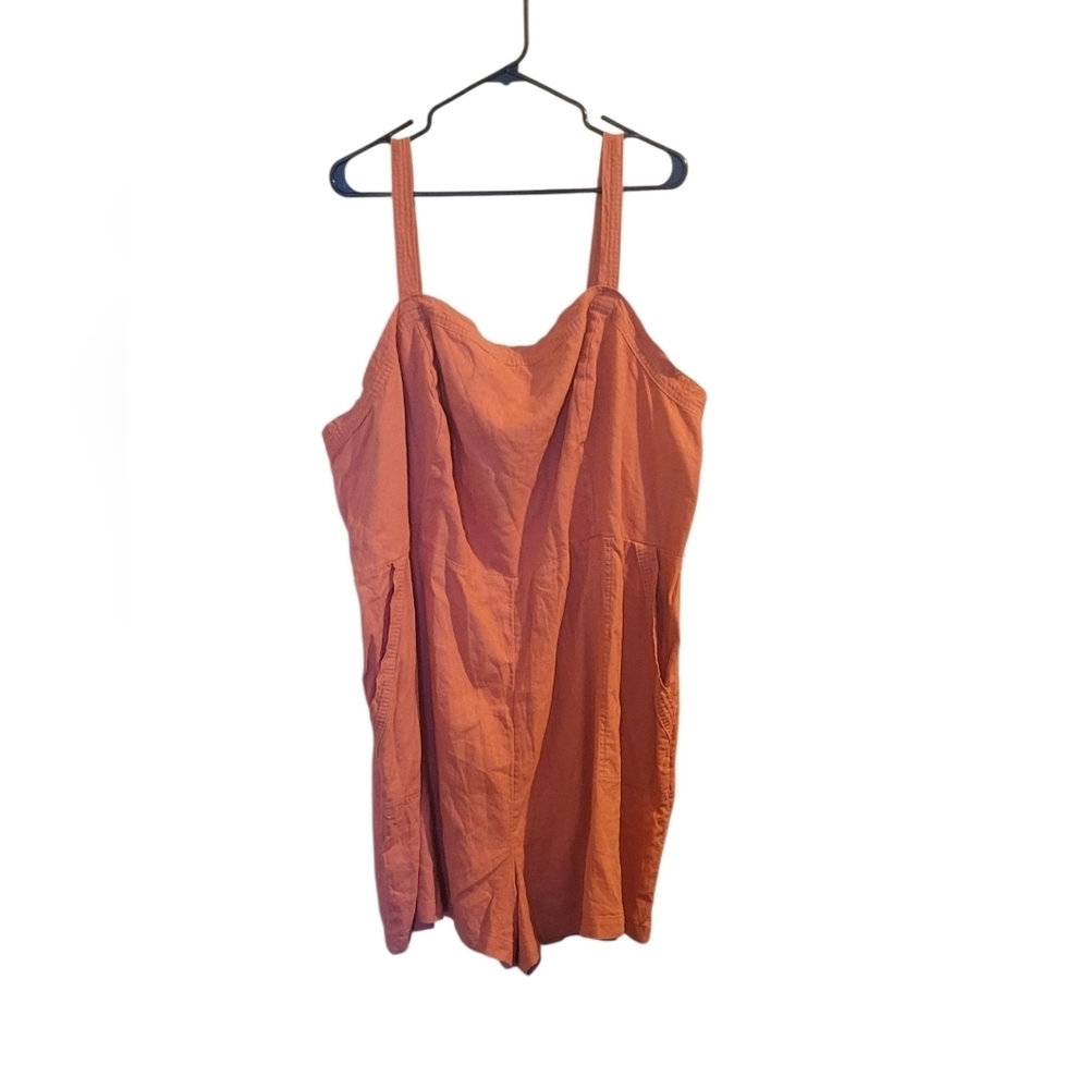 Old Navy Chic Rust Sleeveless Romper Size 4X NWOT - Picture 3 of 4